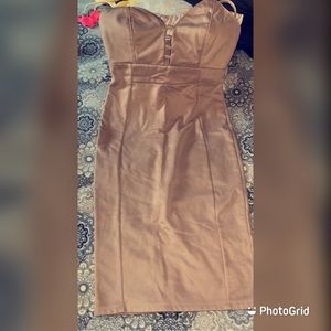 Tan Dress